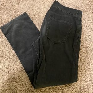 Banana republic grey corduroy pants, 36x32